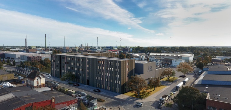 The central innovation and production site is being built on 17,000 square...