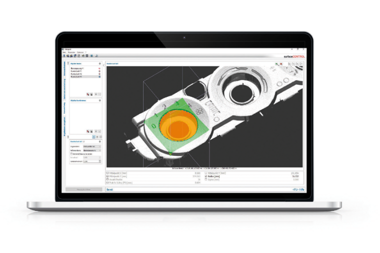 The 3D Inspect software provides real 3D evaluations and is also compatible...
