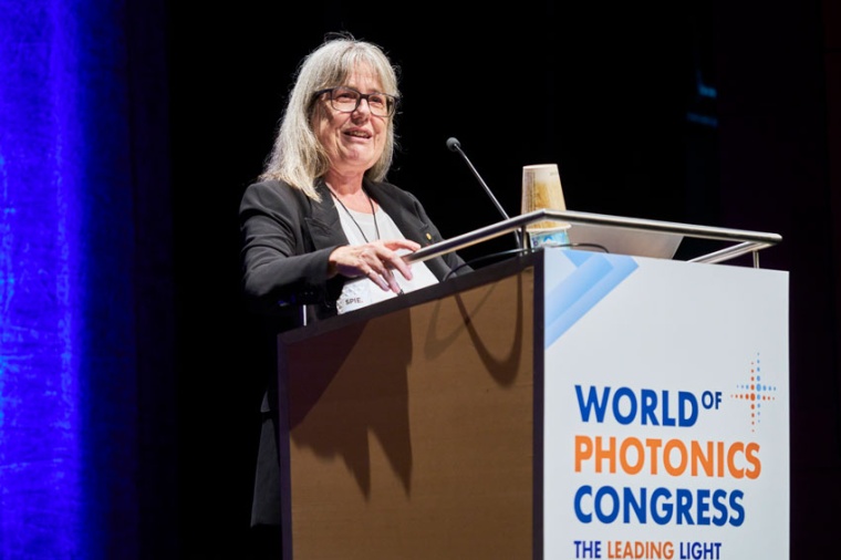 Nobel laureate Donna Strickland held a plenary talk at the World of Photonics...
