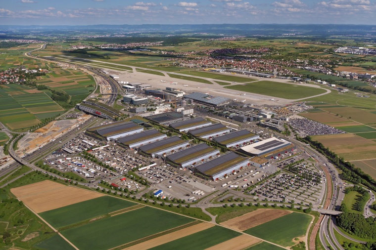 The grounds of Messe Stuttgart from above (Image: Messe Stuttgart)