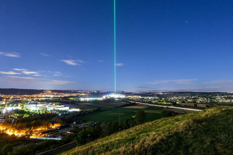 Photo: Anniversary laser show