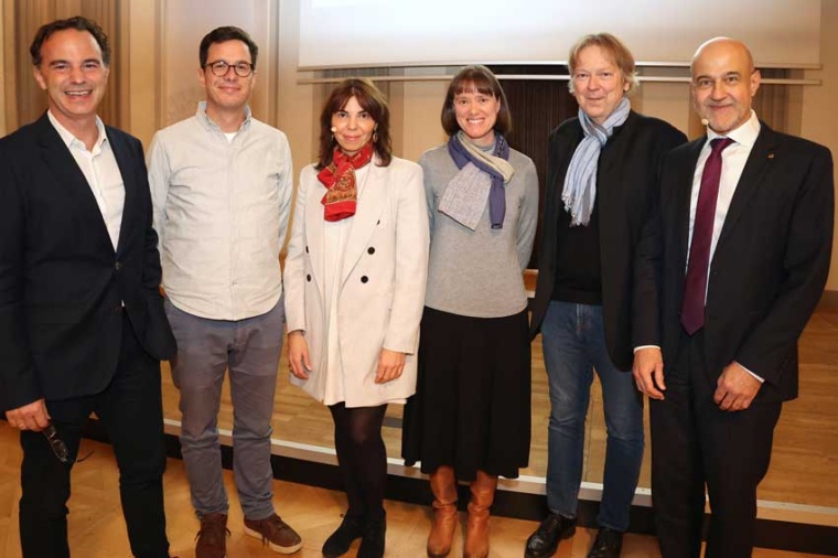 l–r: quantum physicists Markus Aspelmeyer, Johannes Fink, Francesca Ferlaino,...