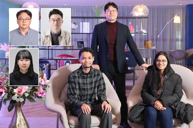 Top row l-r:  Jungki Ryu, Ji-Wook Jang, Sung-Yeon Jang; 2nd row l–r: Yuri...
