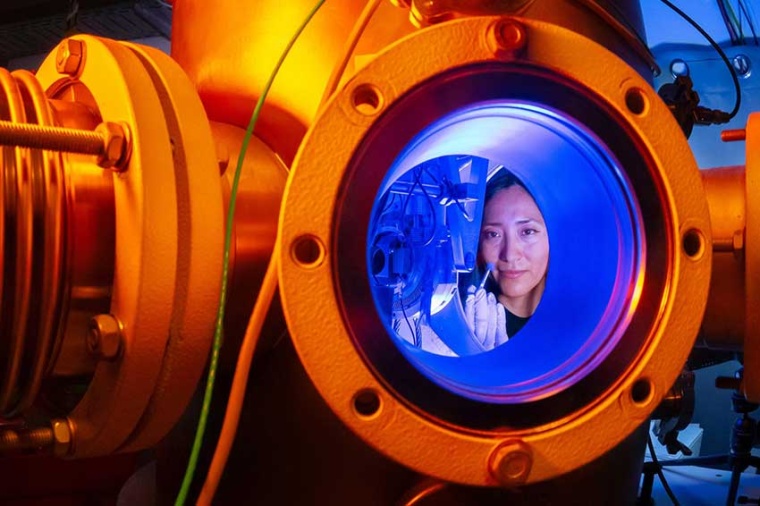 Semiconductor crystals made of gallium nitride are made conductive through the...