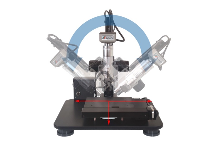 With the new stand for digital microscopes and the very precisely controlled XY...