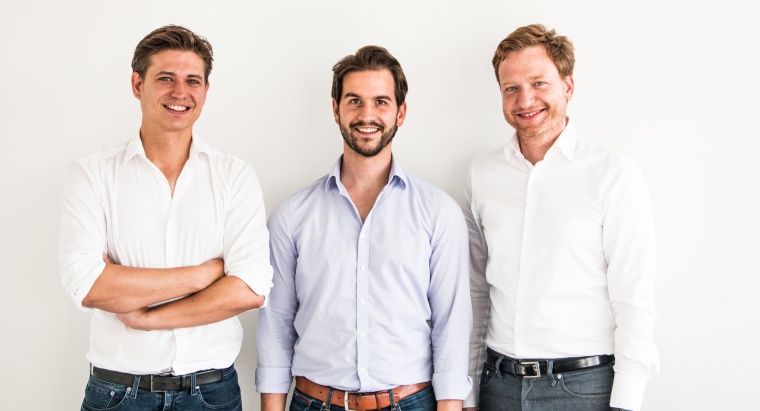 Das Gründer-Team: Dr. Christopher Scheubel, Patrick Bilic, Dr. Andreas Franz...