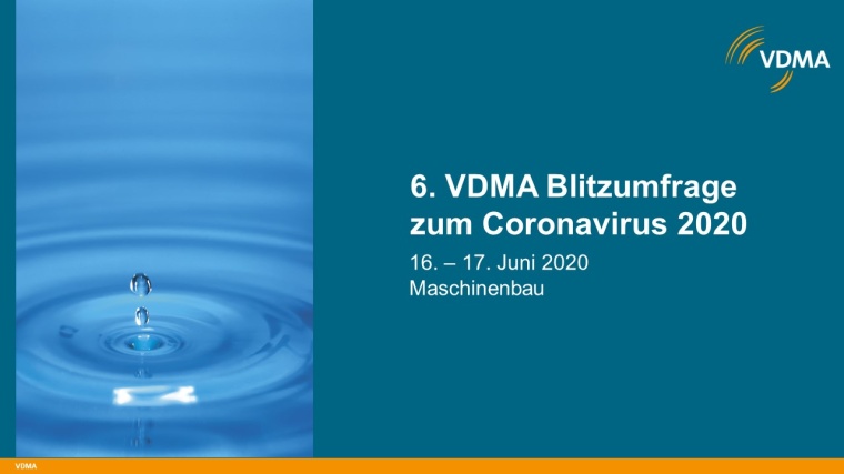 Der VDMA führte zum sechsten Mal eine Mitgliederbefragung über die...
