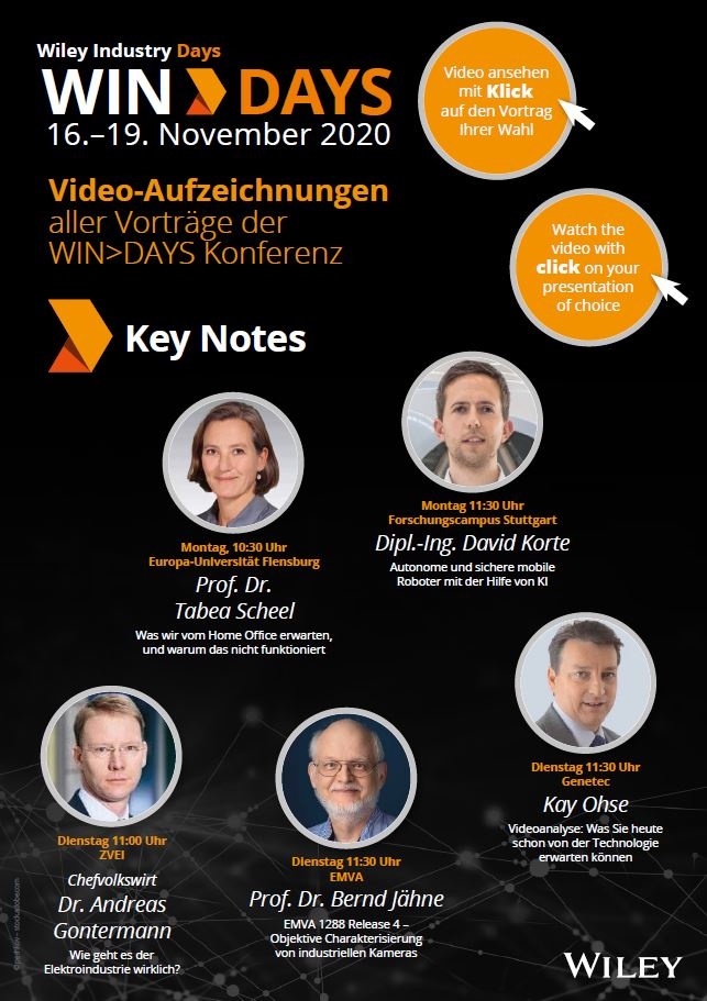 Wiley Industry Days: Alle Vorträge jetzt abrufbar