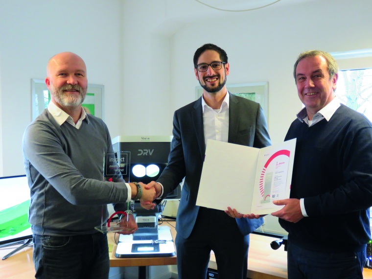 (v.l.): Stefan ­Summer, ­Central Europe ­Marketing Manager ­Vision...