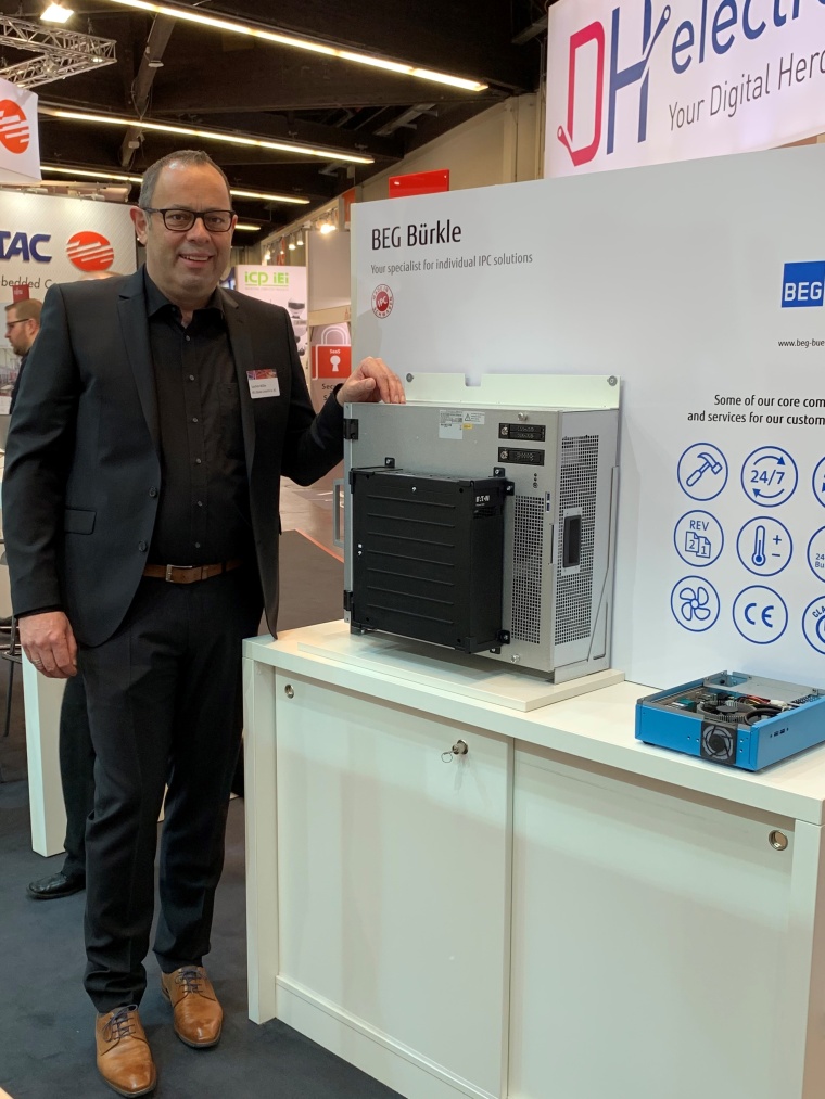 GPU Server auf Embedded World 2019 mit Joachim Müller, Geschäftsführer von...