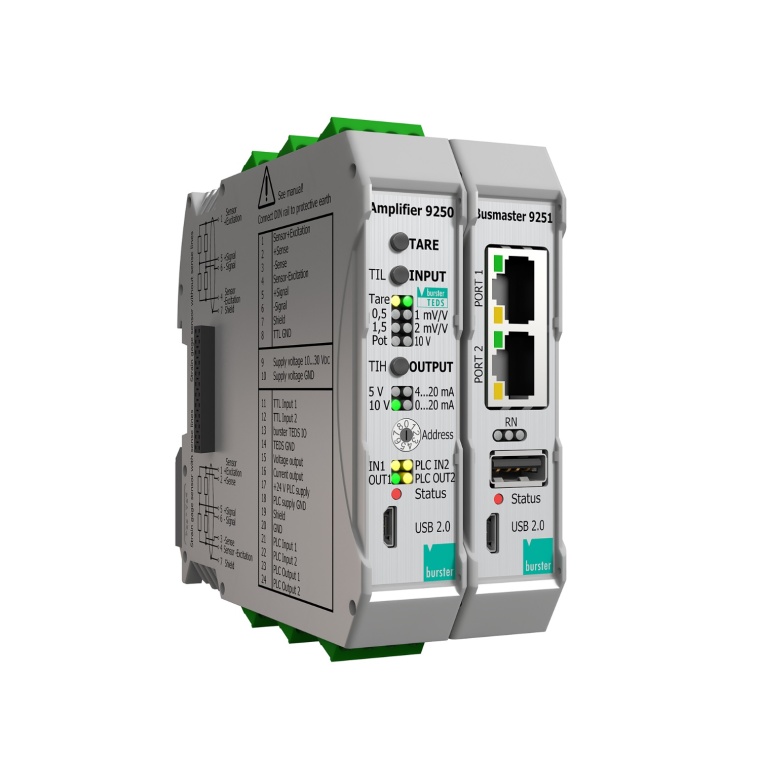 Modularer Messverstärker mit Feldbusanbindung