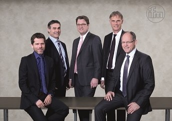 Vorstand der ifm-Unternehmensgruppe (v.l.n.r): Martin Buck, Benno Kathan,...
