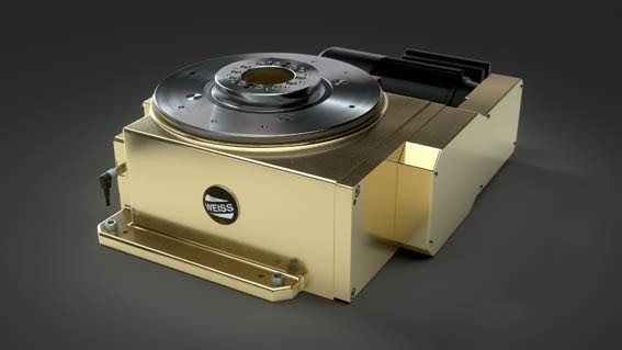 Zum Jubiläum: Rundtisch in vergoldeter Variante