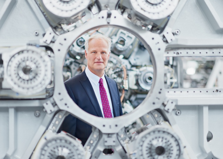 VDMA-Präsident Carl Martin Welcker ist zuversichtlich, denn 5 Prozent Wachstum...