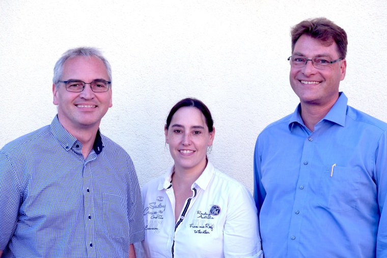 Grundlagenkonstruktion bei Hänchen - Tanja Hänchen (m) Klaus Wagner (l)...