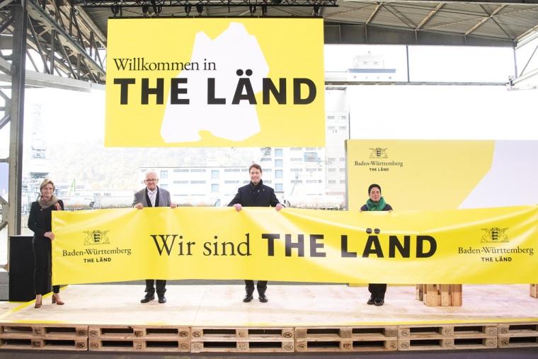v.l.n.r.: Wirtschaftsministerin Dr. Nicole Hoffmeister-Kraut,...