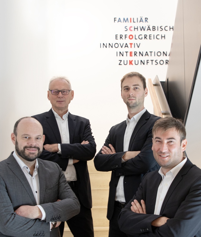Christian Schurr, Bruno Ehmann, Valentin Ehmann, Philipp Ehmann (v.l.n.r.)....