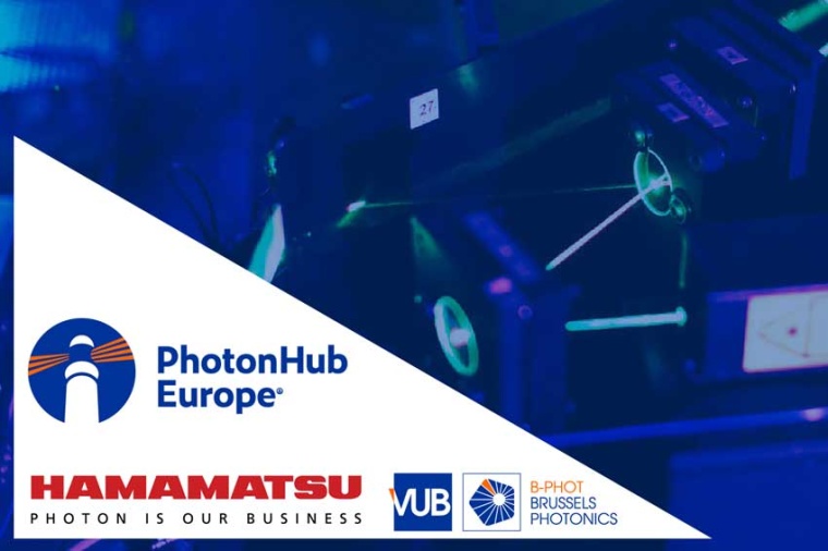 Die Photonik-Forschungsgruppe der VUB, B-Phot und Hamamatsu Photonics erkunden...