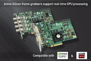 Active Silicon GPU solutions compatible frame grabbers