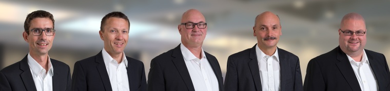 Management of Photonfocus AG left to right: Reto Lienhardt (Head of Firmware),...