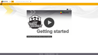 Vision Academy homepage