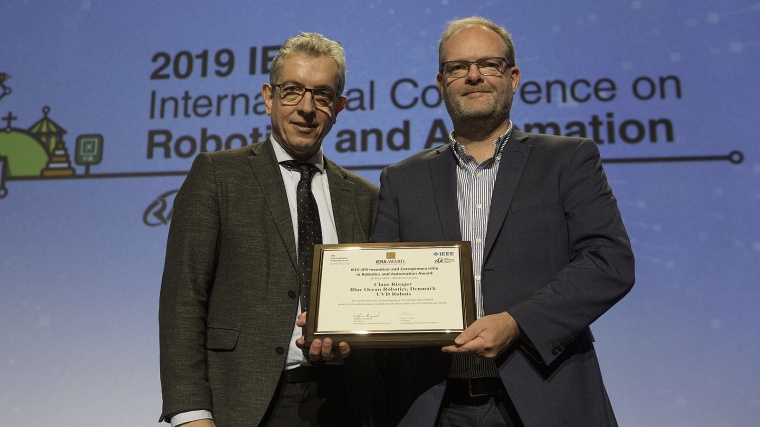 IERA Award 2019 goes to hospital robots