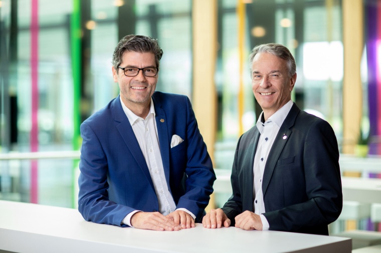 Roland Bleinroth (r.) and Stefan Lohnert have formed the management board since...