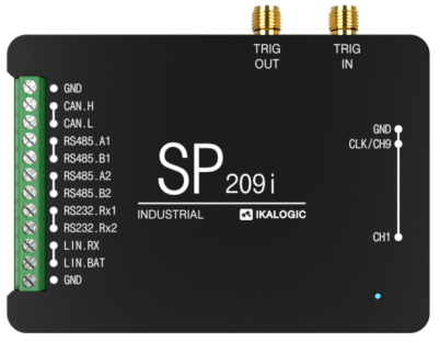 The flagship of Ikalogic is the SP209i logic analyzer. (Picture source:...