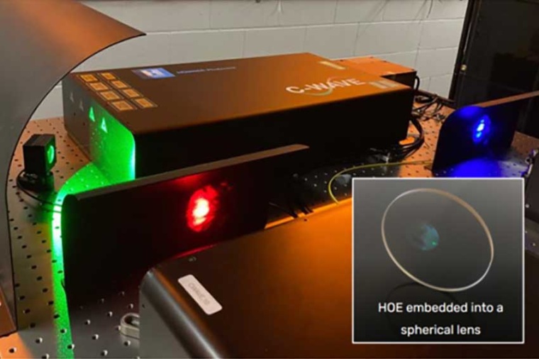 The blue and red light in the foreground comes from two C-Waves. Meta’s new...