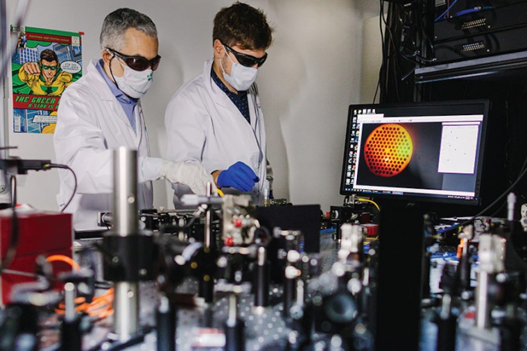 Carlo Liberale (l.) and Andrea Bertoncini developed a process to combine...