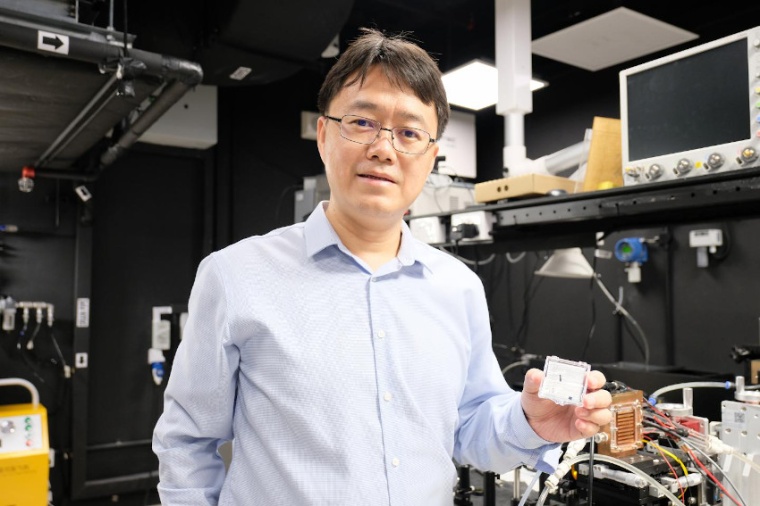 Wang Qijie, the lead scientist in the development of the laser system, pictured...