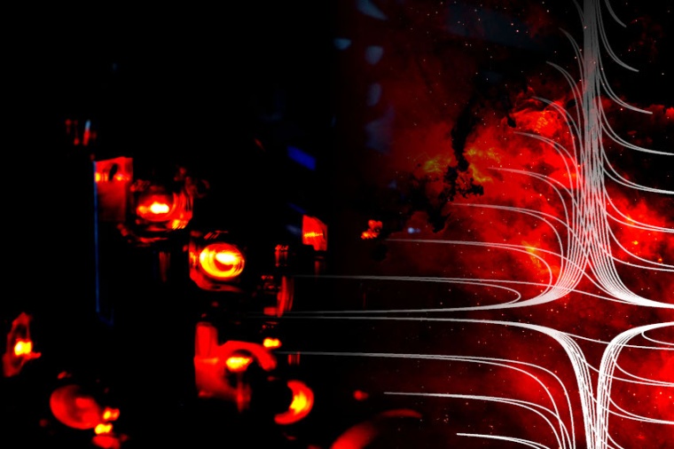 Illustration of photon-photon polaritons in microresonators. (Source: U. Bath)
