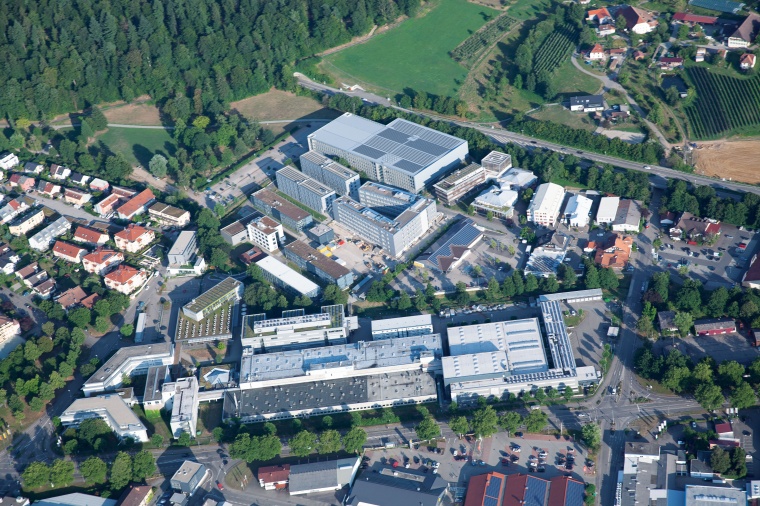 A birds eye view of Sicks headquarters in Waldkirch (Image: Sick)