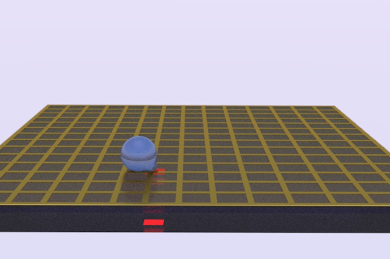 Schematic of the co-planar light-actuated optoelectro­wetting microfluidic...