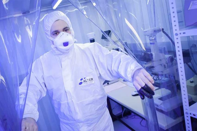 Clean room (Source: Alter Technologies)