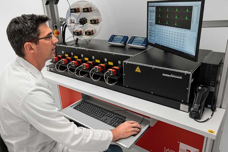 Count measuring station (Source: Laser Components)