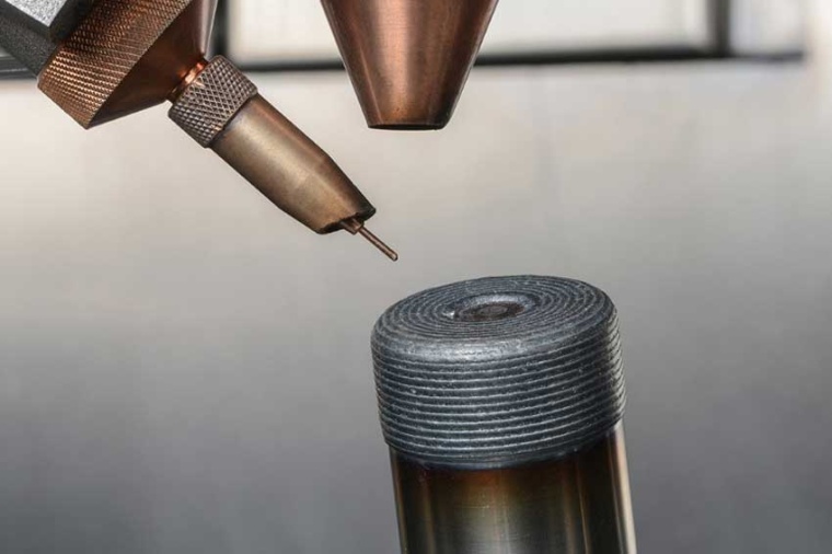 The combination of wire and powder resulted in hardness increases of the...