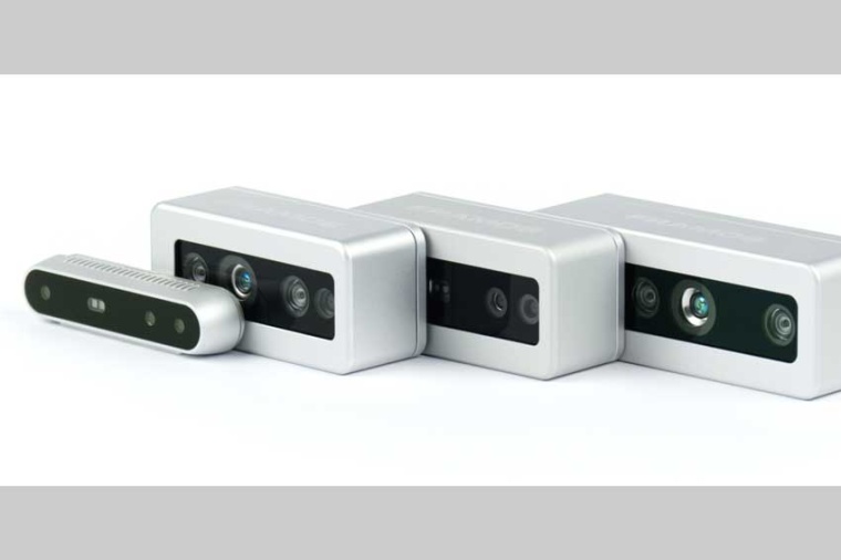 D400e series industrial cameras and Intel RS D415 (Source: Framos)
