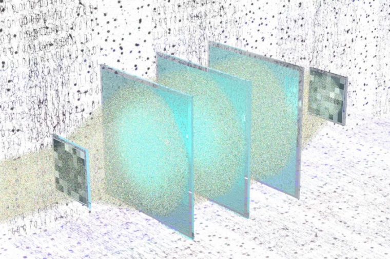 All-optical synthesis of an arbitrary linear transform using diffractive...