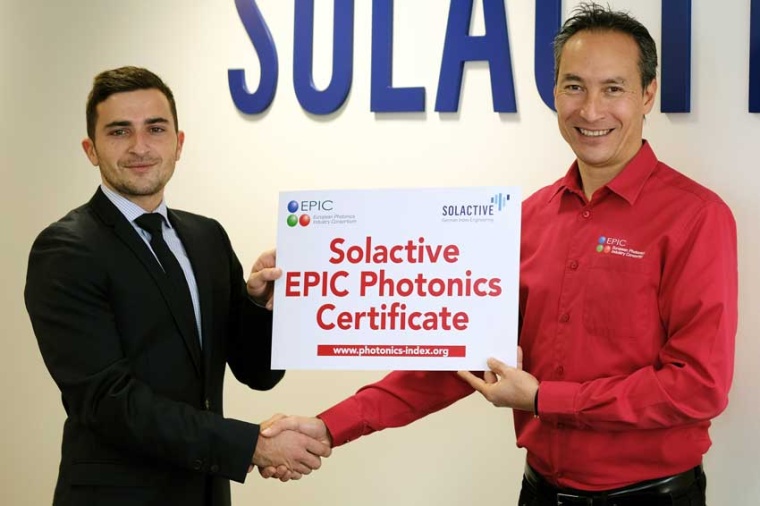 Pierre-Antoine Llinas from Solactive and Carlos Lee from EPIC (Source: EPIC)