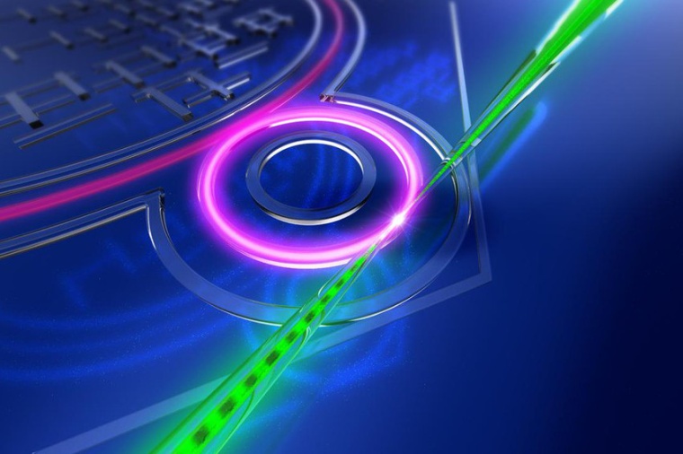 Efficient electron-beam modulation using ring resonators. (Source: Y. Yan, EPFL)
