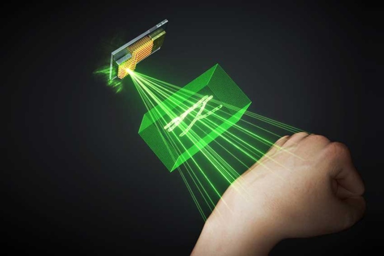 Schematic diagram of bio-application holograms. (Source: KIST)
