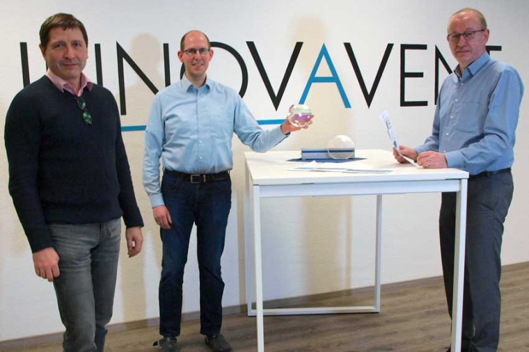 Drs Denis Bolshukhin, Sebastian Geburt, Hans-Juergen Kahlert (left to right;...