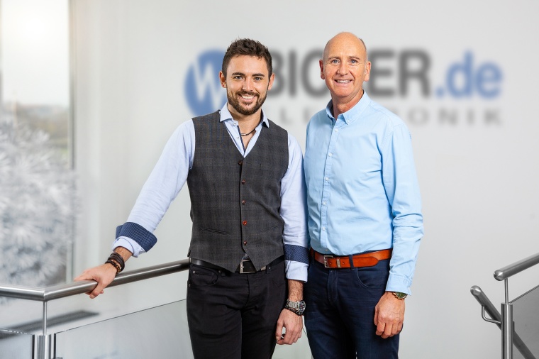 Tom Bicker (l.) and Markus Bicker are now jointly managing the business of...