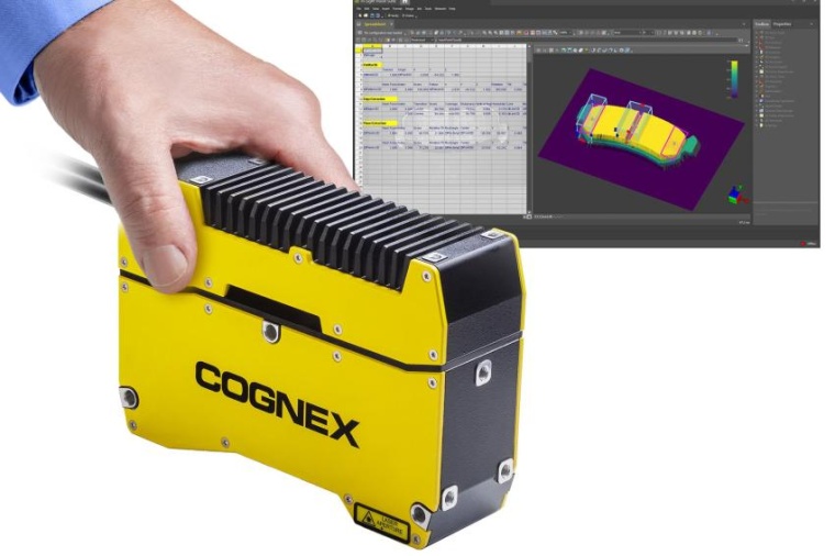 The In-Sight 3D-L4000 smart camera from Cognex features 3D laser profiling...