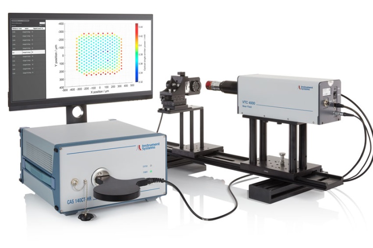 VTC 4000 infrared camera for the near-field analysis of narrow-band emitters...
