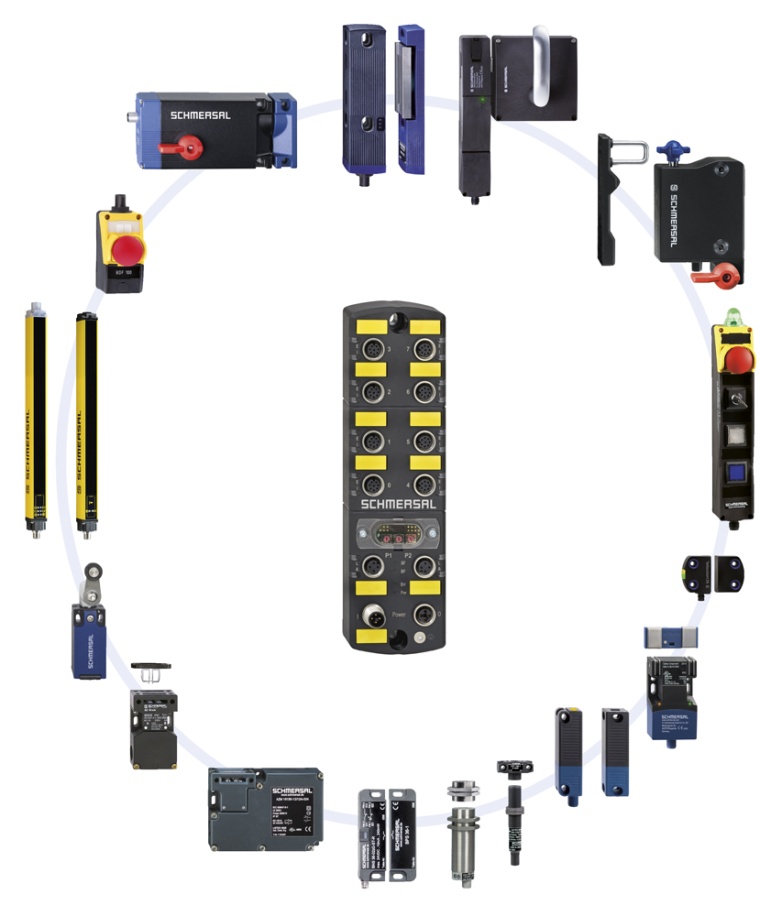 Schmersal’s Safety Fieldbox can be used to connect safety switchgear devices...