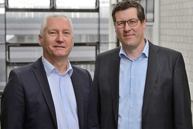 Dr Markus Kogel-Hollacher (l.) Dr Claus Schnitzler (Source: Fh. ILT / AKL eV)