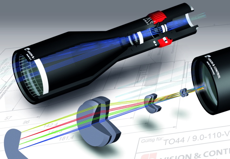Customized optics for industrial image processing. (Image: Vision & Control)