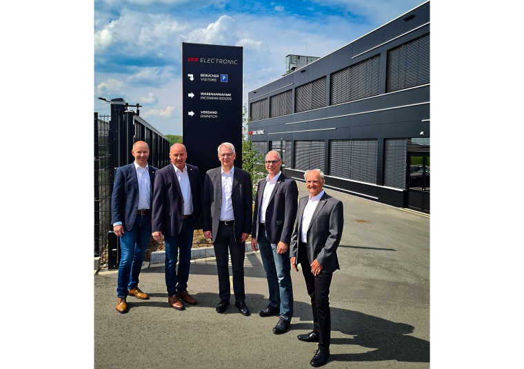 The managing directors with the company founder (from left): Christian Fiebach,...